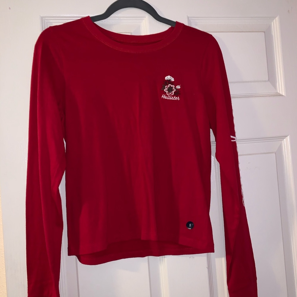 Long sleeve crop top